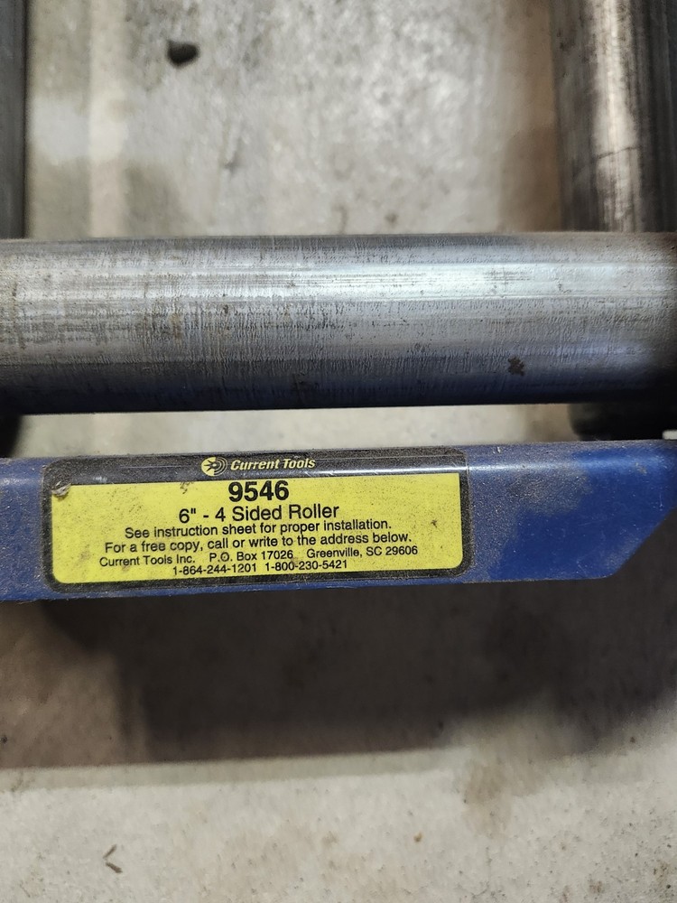 CURRENT TOOLS 9546 6" 4-SIDED ROLLER PERFECT CONDITION