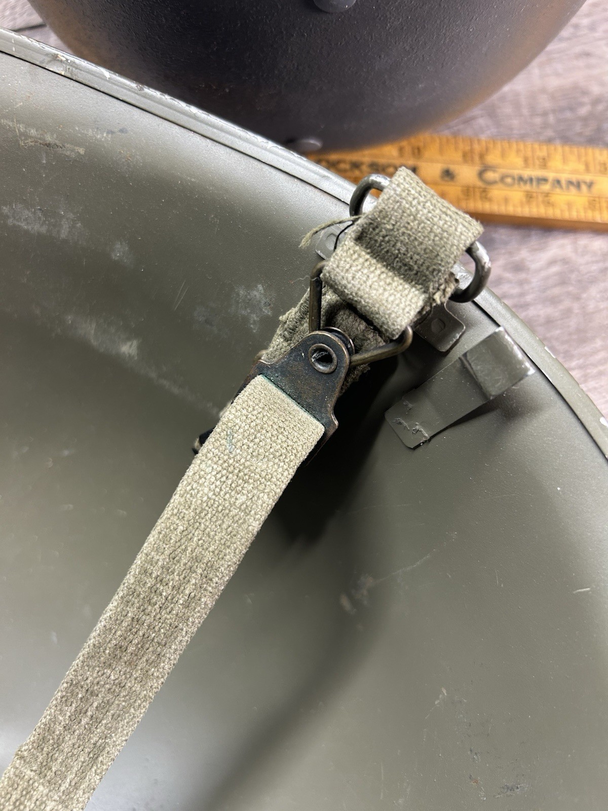 US Army Helmet With Liner 1960s Vietnam War Combat M1 Military Steel U-SCH 751