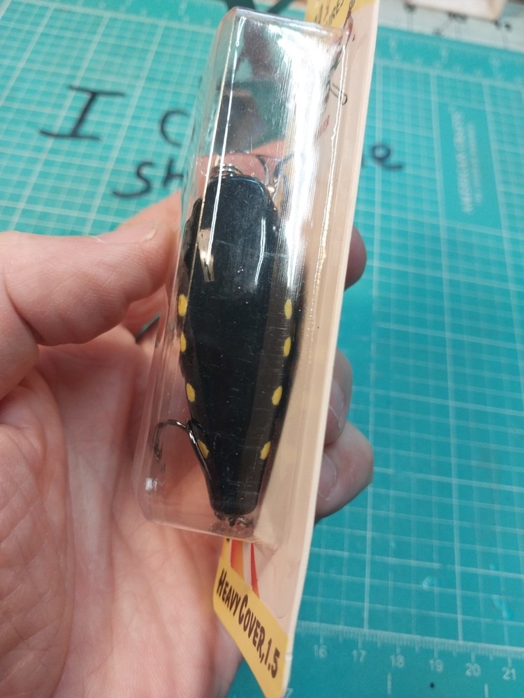 Head Hunter Crankbait Square Bill Nip B/yellow Dots