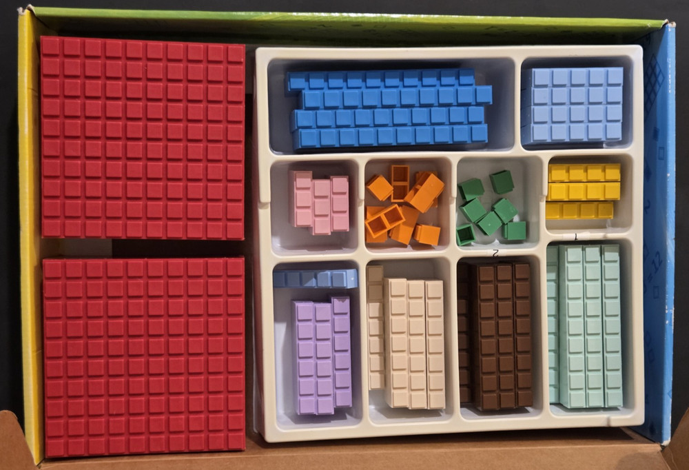 Math-U-See Manipulatives Integer Block Kit Educational Algebra Learning w/ Box