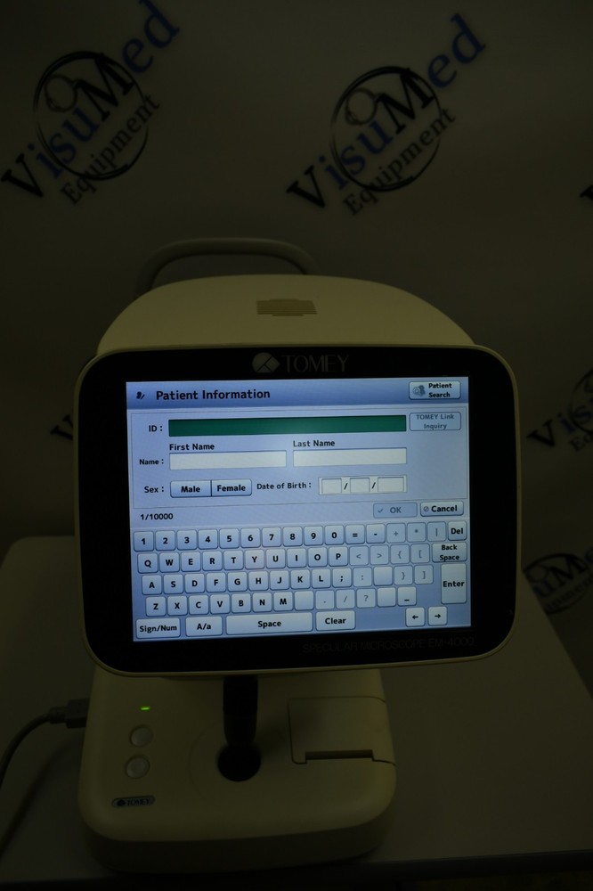 Tomey EM-4000 Specular endothelial microscope
