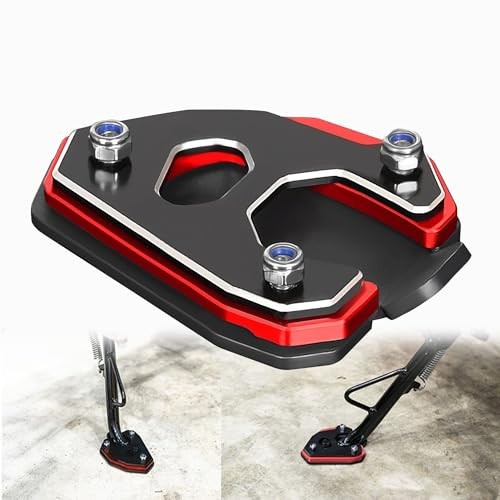 Red2 Kickstand Extender Pad for Monkey 125 Kickstand - Side Stand Extender Pad