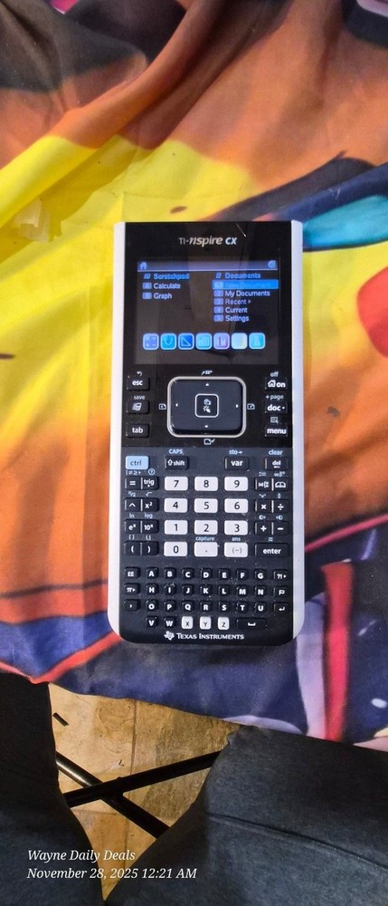 TI-Nspire CX Graphing Calculator – Fully Working