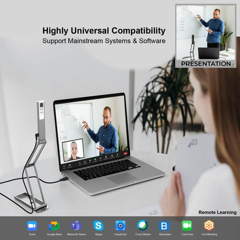 Adesso 4K 11-Megapixel Dual Mode Document Camera and Webcam