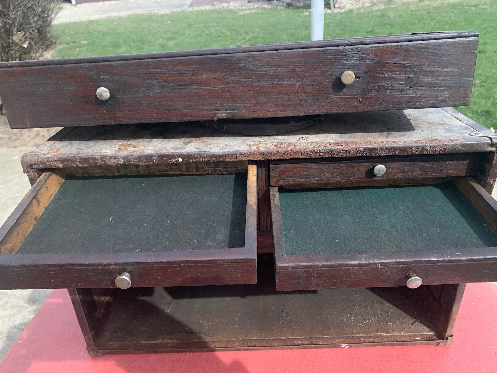 Survivor Metal Clad/Wood Machinist Toolbox Possibly SIPCO MFG ? Needs TLC