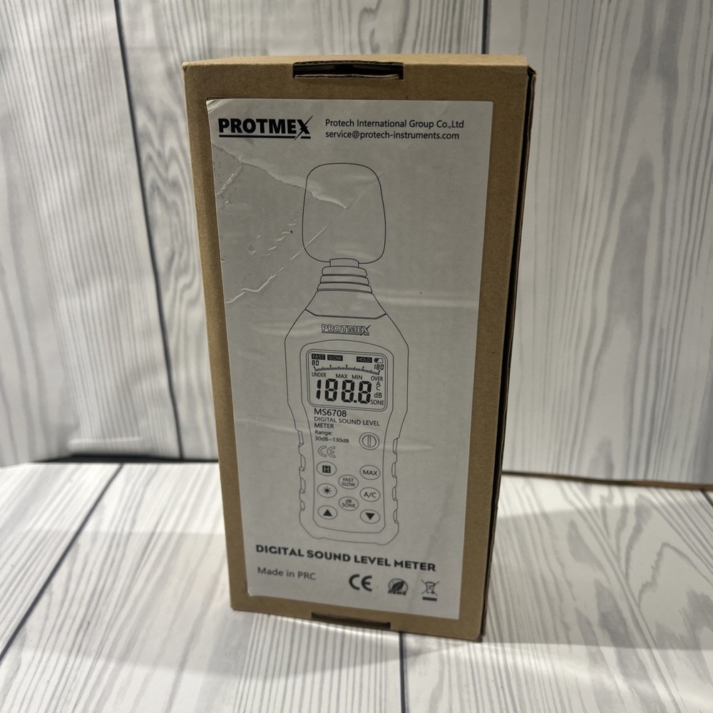 Protmex PT6708 Sound Level Meter Digital Sound Level Meter Reader Measurement...