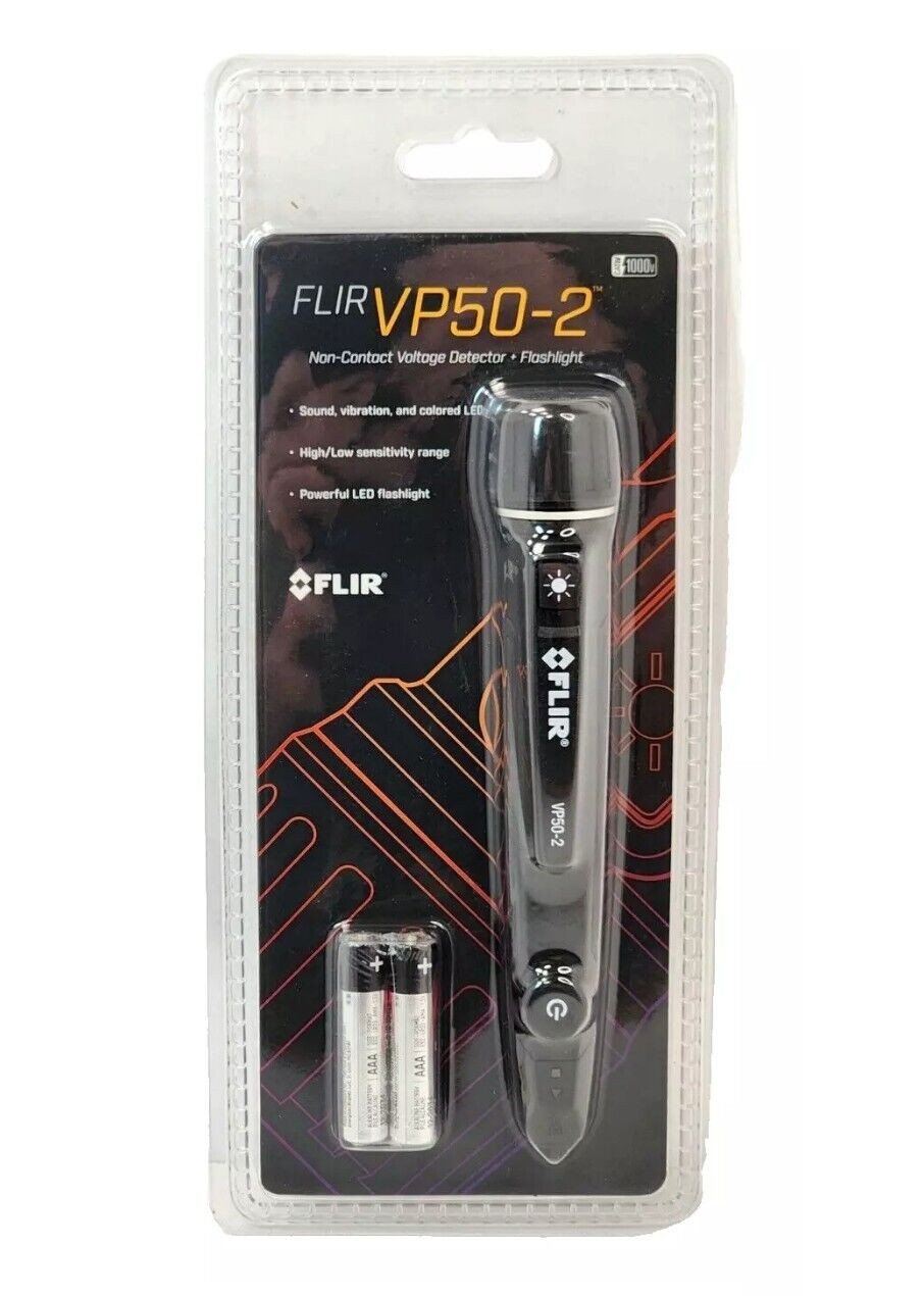 Flir VP50-2 Non-Contact Voltage Detector w/ LED Flashlight - CAT IV 1000 Volt