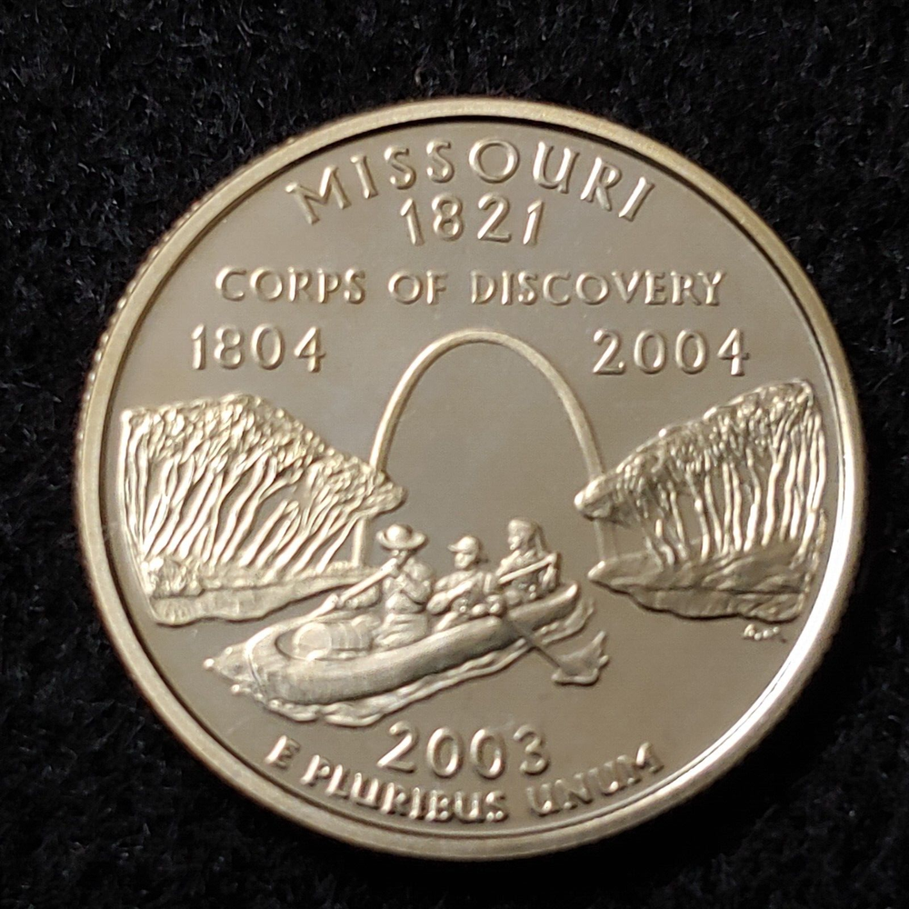 2003-S Missouri State Clad S Proof Quarter uncirculated