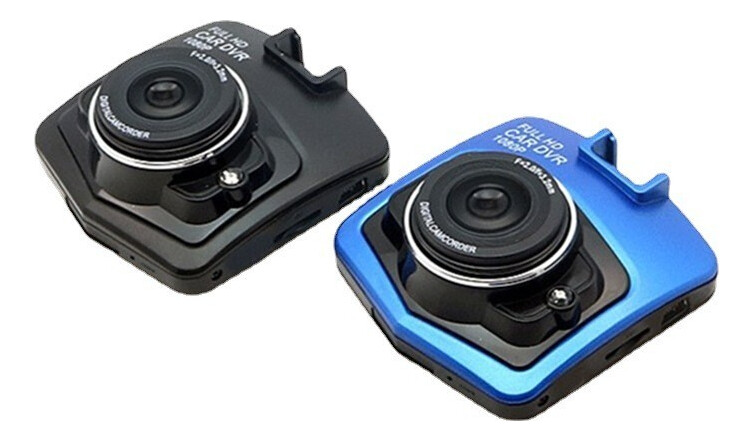 1 set Black/blue 2.45-inch Shield Type Dash Cam