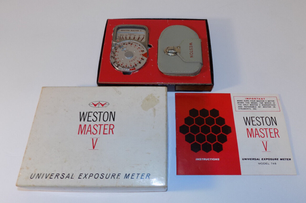 Weston Master V Universal Exposure Meter Model 748