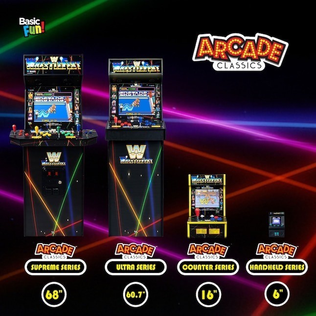 Arcade Classics WWE Ultra Series Arcade Home Electronic Game with 17 Inches Scre