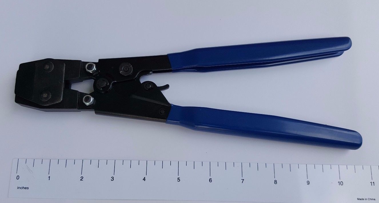 1) PEX CLAMP CINCH CRIMP CRIMPER TOOL STAINLESS STEEL CLAMPS SIZE FROM 3/8" - 1