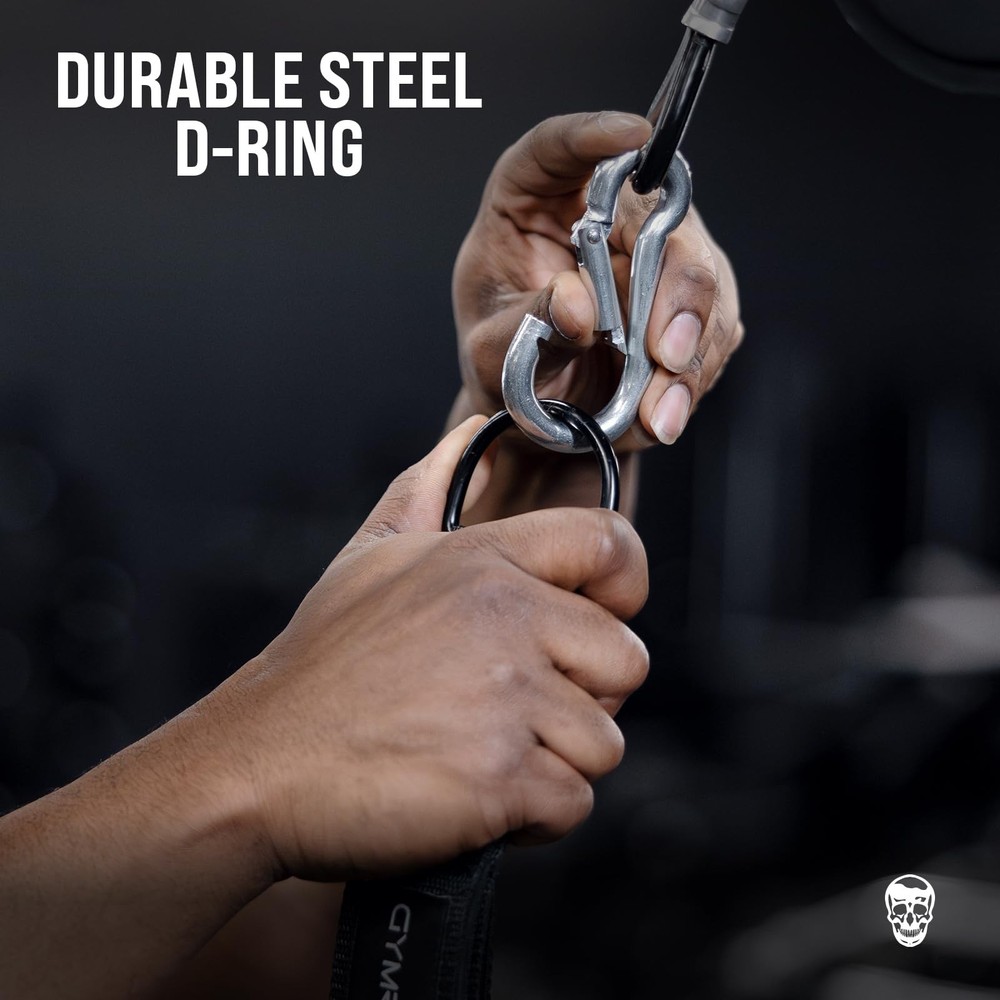 Tricep Rope Cable Attachment with 3 Lengths Built-in for Multi-Workout