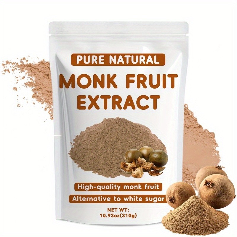 Monk Fruit Extract Powder 8 oz Premium Sugar Substitute Zero Calorie
