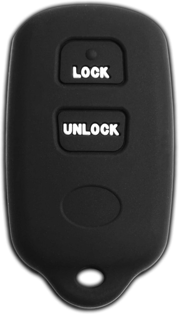 Keyless Remote Car Key Fob Shell Cover Soft Rubber Case for Celica Corolla Echo