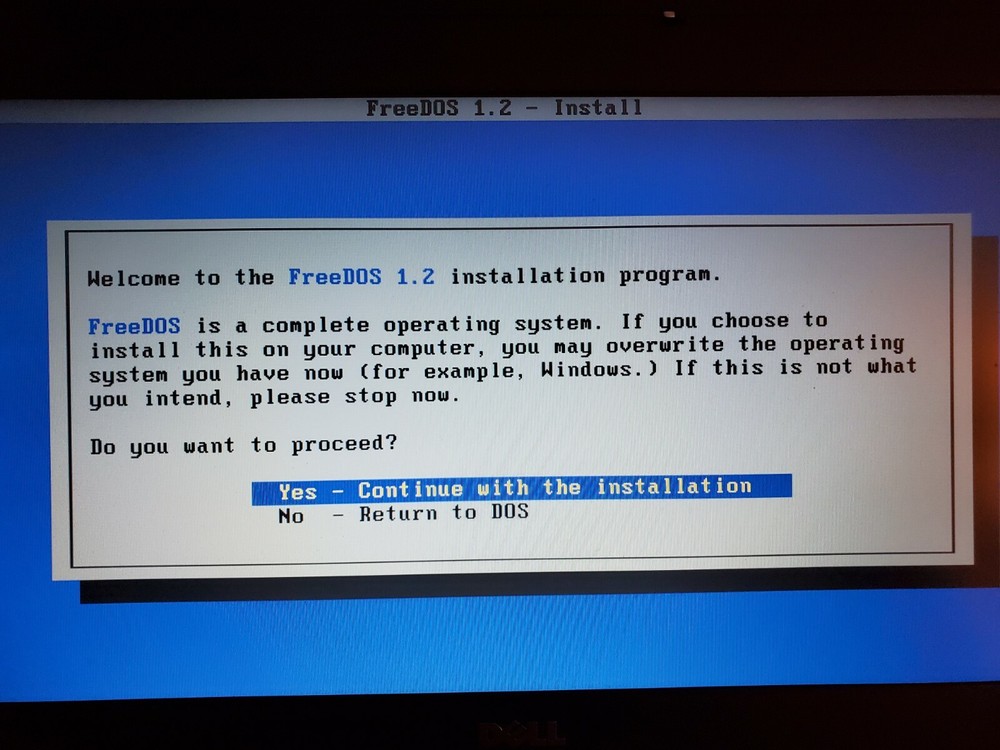 FreeDOS 1.2 Bootable or Installable MS DOS Compatible OS 16G USB Stick