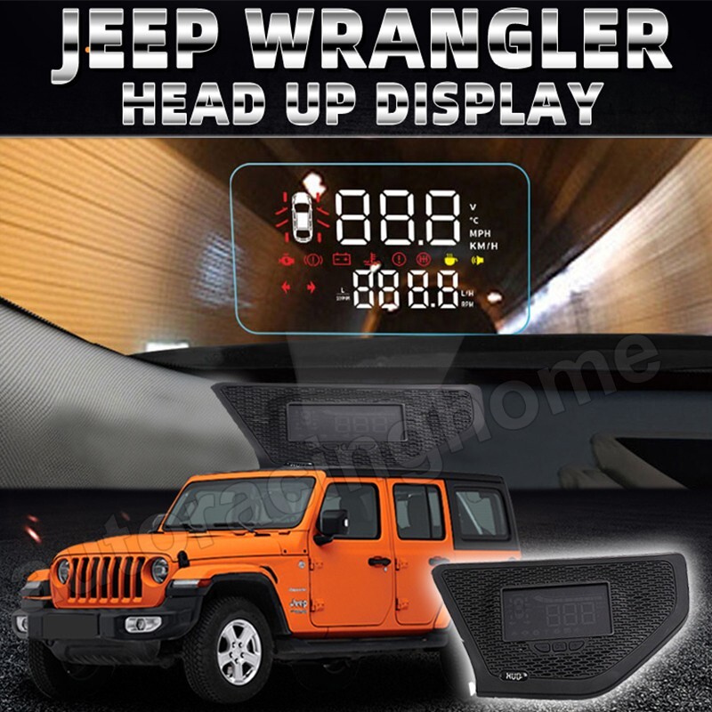 HUD Speedometer & Remote Window Module Combo for Jeep Wrangler/Gladiator 07-24