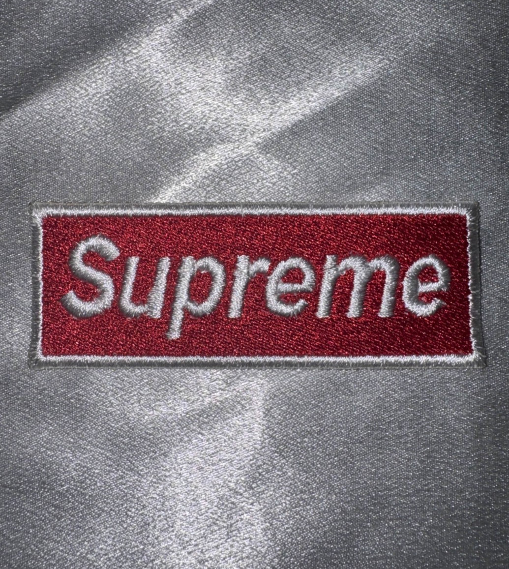 Supreme Box Logo Iron On Embroidery Patch Red White Streetwear Hat Jacket DIY