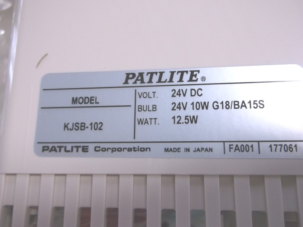 Patlite KJSB-102 Cube Style Stack Light Status Indicator (Pair) NIBox