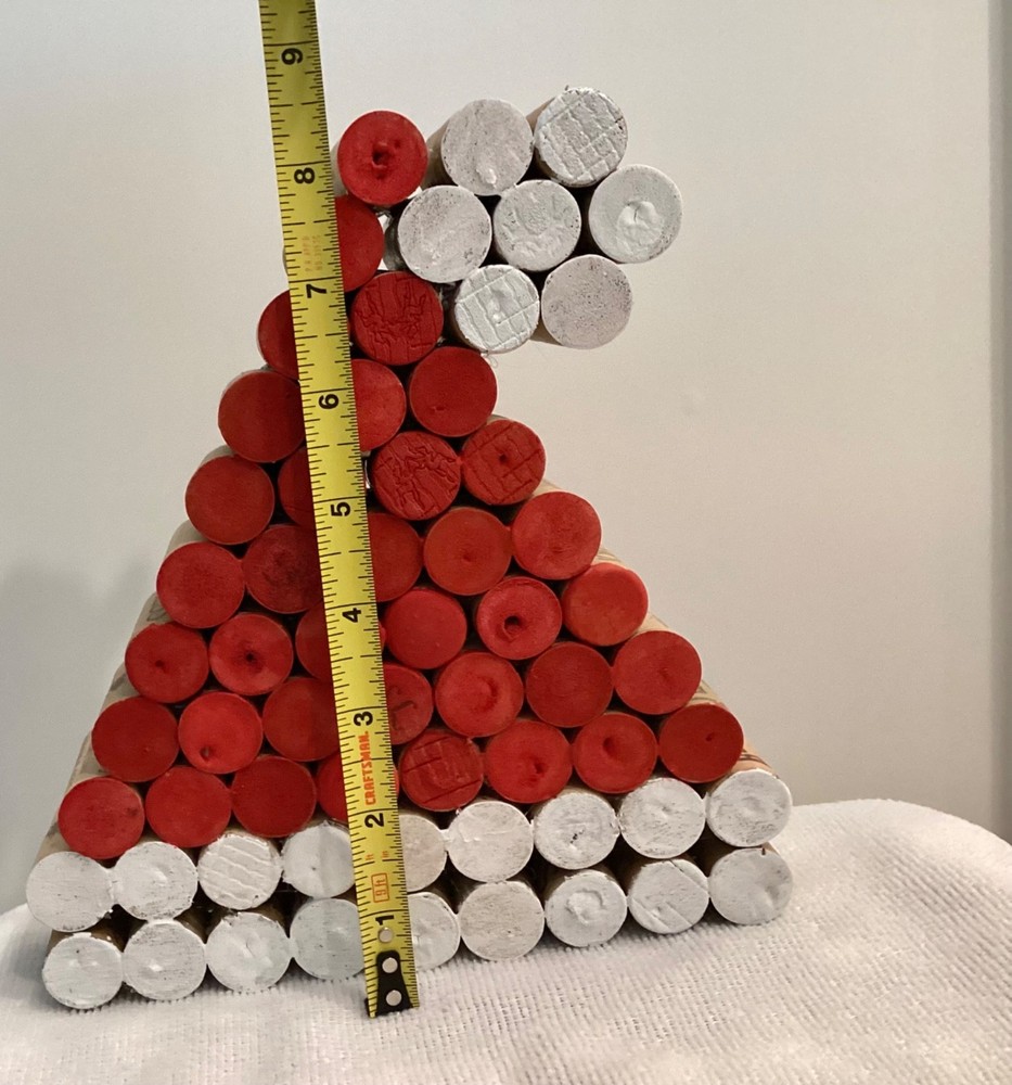 Wine Cork Christmas Santa Hat