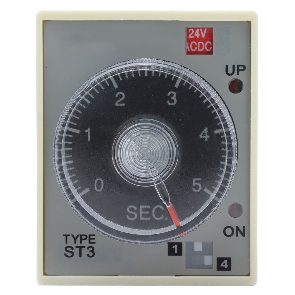(DC24V)BERM Time Relay Adjustable Power On Timer Delay Accessory Replacement