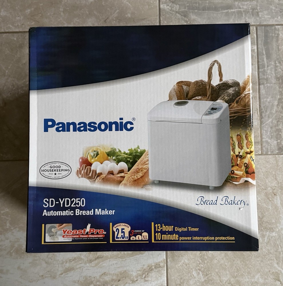 Panasonic SD-YD250 Automatic Bread Maker Machine w/ Yeast Dispenser