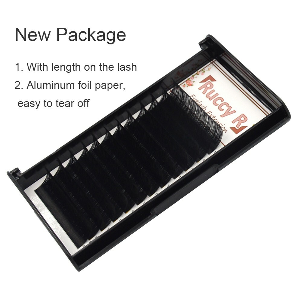 Ruccy R Black Assorted Eyelash Extensions 0.07 C Curd 11mm