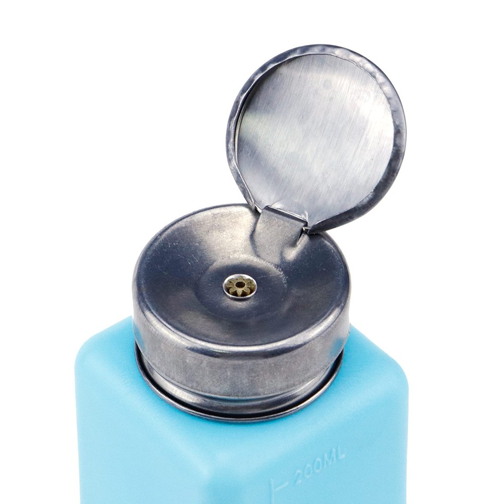 Crapyt 2 Pack Push Down Pump Dispenser for Cleanser 200mL Blue Solvent