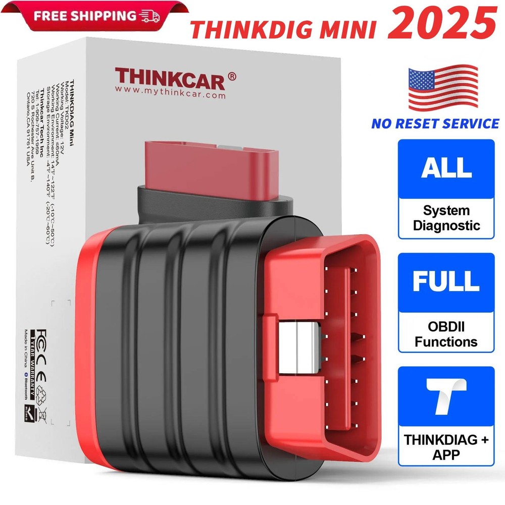 Thinkdiag Mini OBD2 Car Diagnostic Scanner Bluetooth Full System Code Reader USA