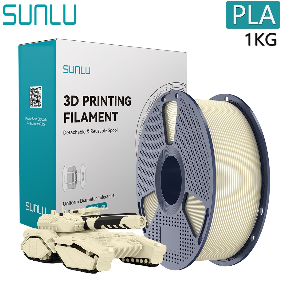 【Add 5 Pay 3】SUNLU 1.75MM 3D Printer Filament PLA/PLA+/SILK/Meta/PLA Matte 1KG