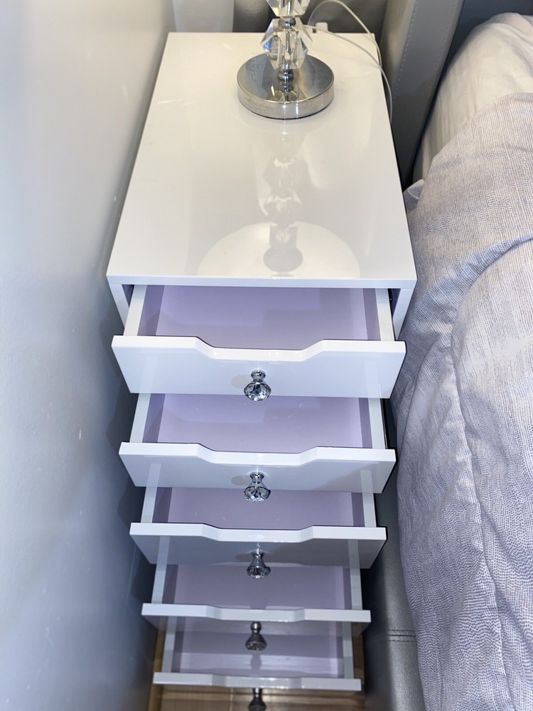 Makeup Vanity Drawer Cabinet High Gloss