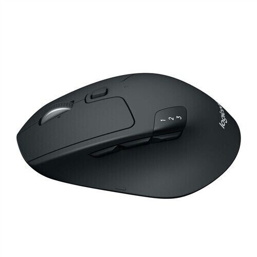 Logitech M720 Multi-Device Wireless Mouse with Hyper-Fast Scrolling - Black