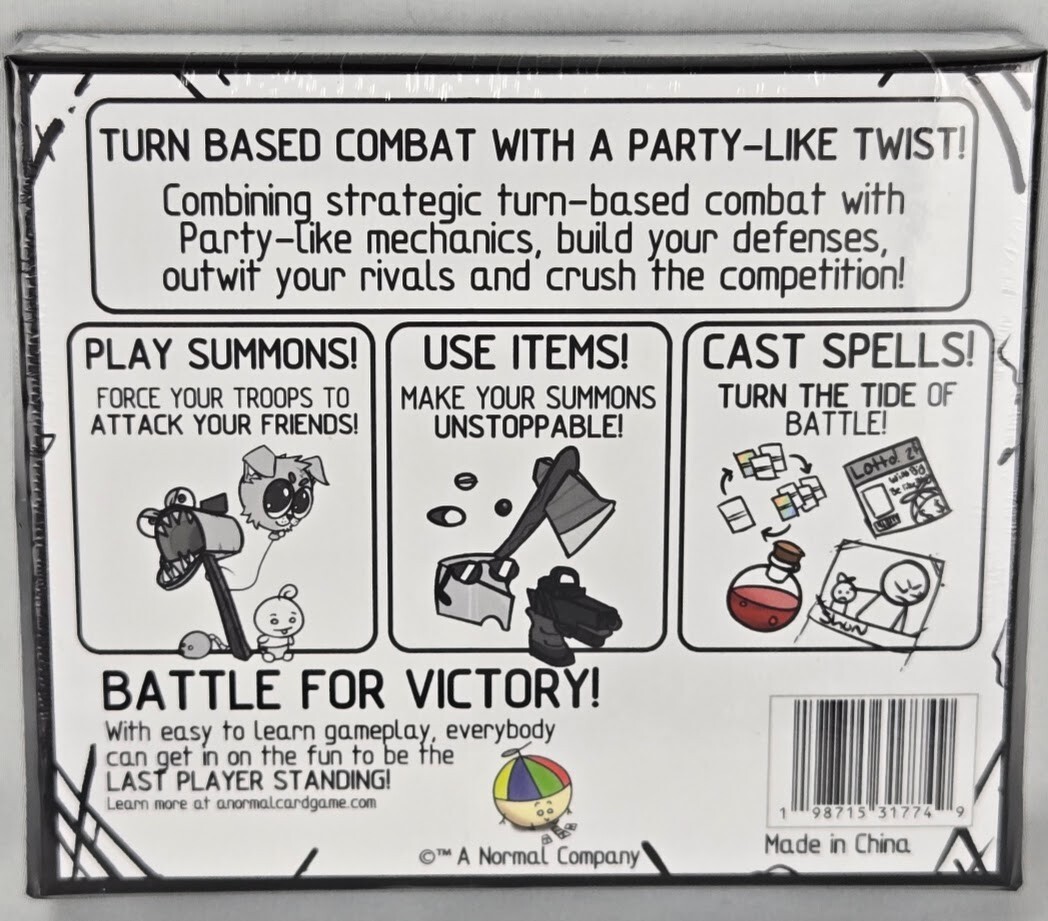 A Normal Card Game Set Strategic Turn Based Combat Party-Like Twists Family Fun!