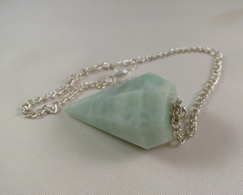 AMAZONITE CRYSTAL PENDULUM
