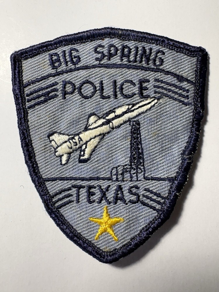 Big Spring Texas Police Patch
