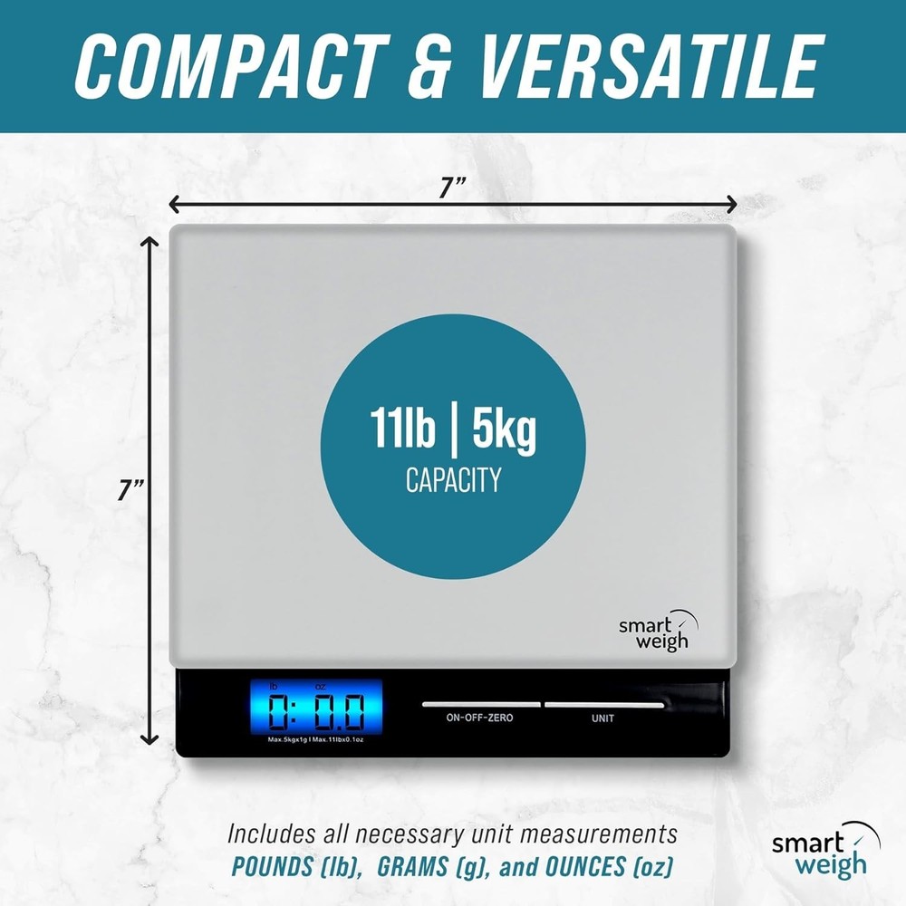 Professional USPS Postal Scale with Tempered Glass Platform