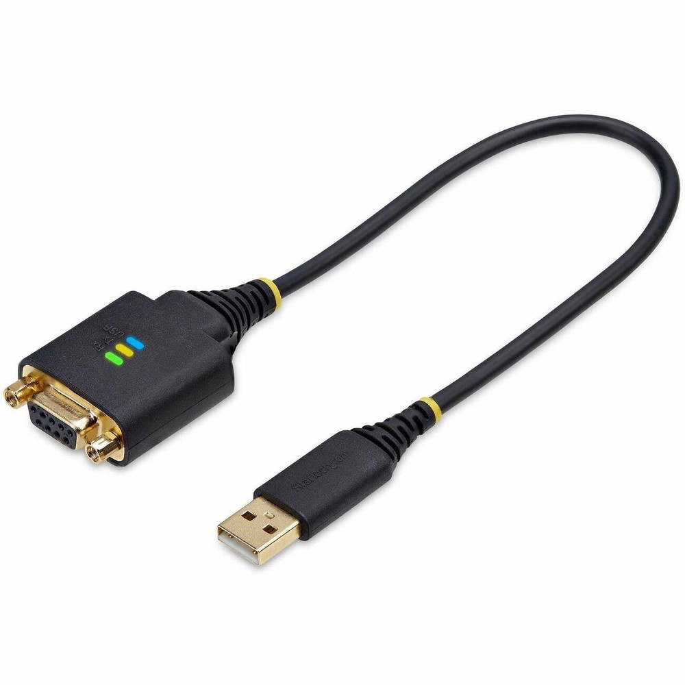 StarTech 1ft/30cm USB to Null Modem Serial Adapter Cable (1p1ffcnusbserial)