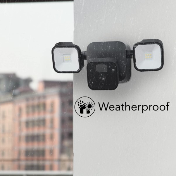 Wasserstein No-Drill Floodlight Mount - For Blink Floodlight (1 Pack, Black)
