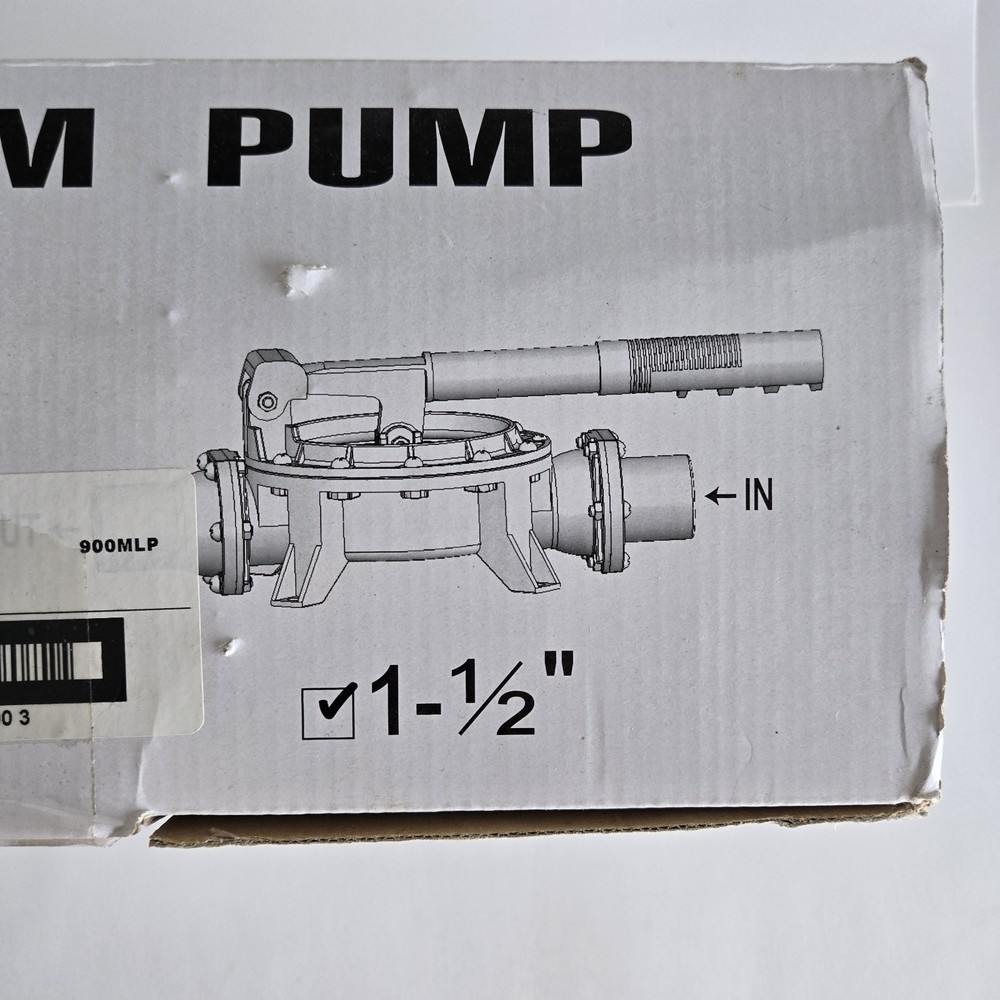 Diaphragm pump - 1 ½" - Manual
