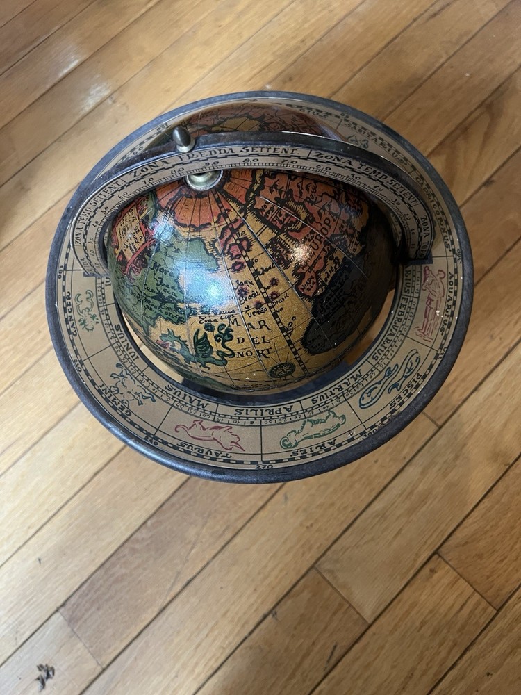Vintage Italian Astrological Desktop Globe