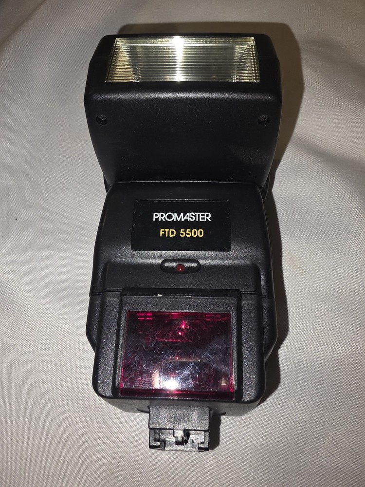 Vintage Promaster FTD 5500 Mount Camera Flash Module MLi AF