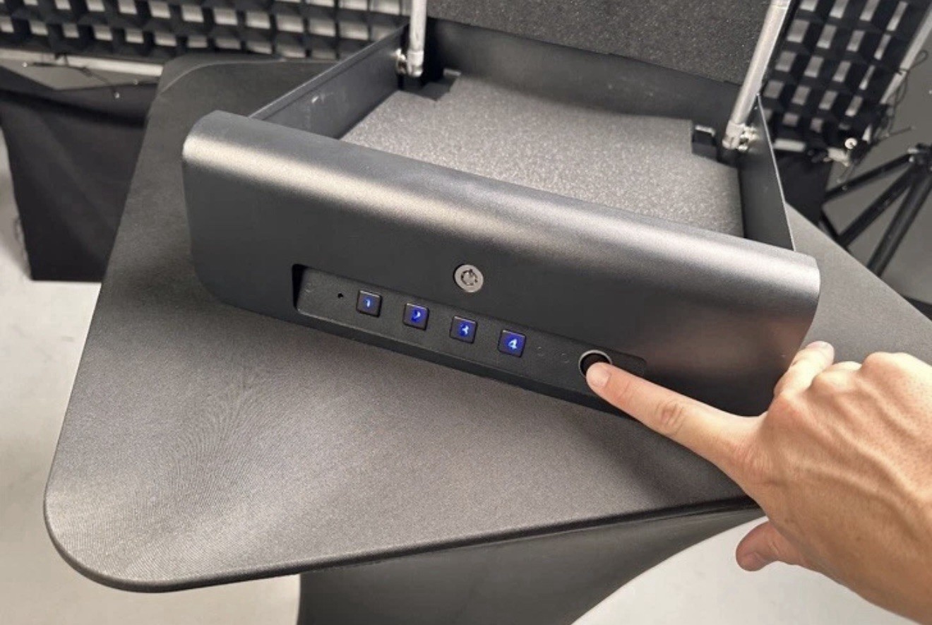 BoostedSafe Elite: Fingerprint, Key & Digital Combo Safe Open Box New