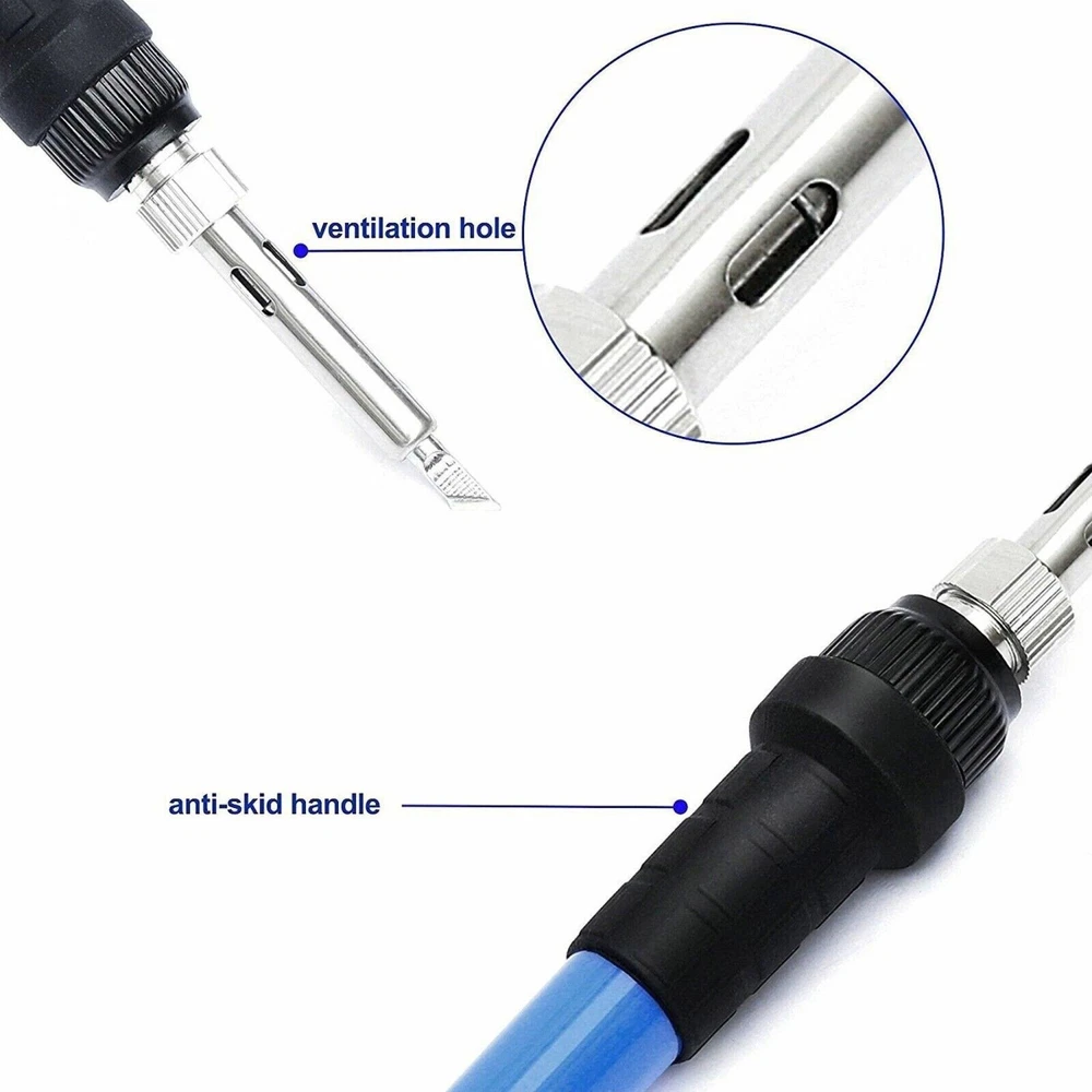 9'' Soldering Iron Electric Gun Adjustable Temperature Welding Solder Wire Kit