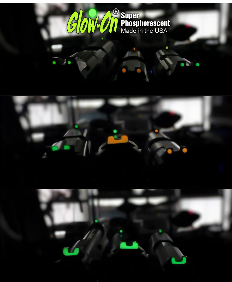 Glow-On ORANGE Glow Paint For Gun Sights, Fishing Lures 2.3 ml vial, Bright!