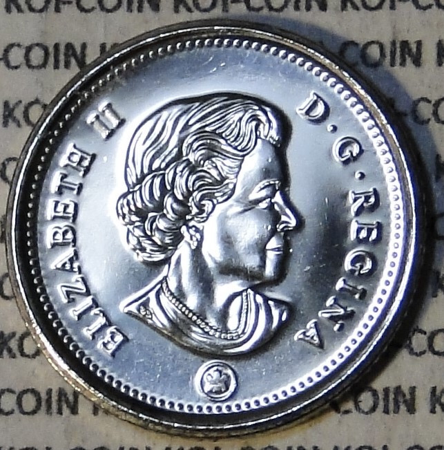 BU UNC Canada 2022 regular bluenose dime 10 cent 10c from mint roll