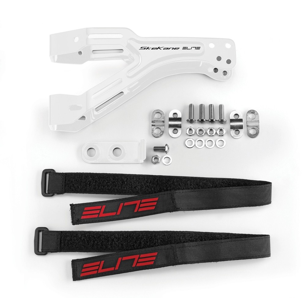Bottle Cage Elite Skekane Rear Mount System White