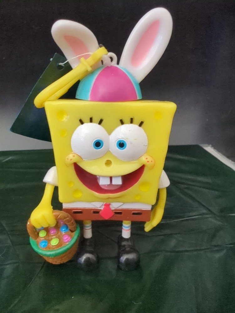 2004 SpongeBob SquarePants Easter Candy Buddy Nickelodeon Candy Keychain Sealed