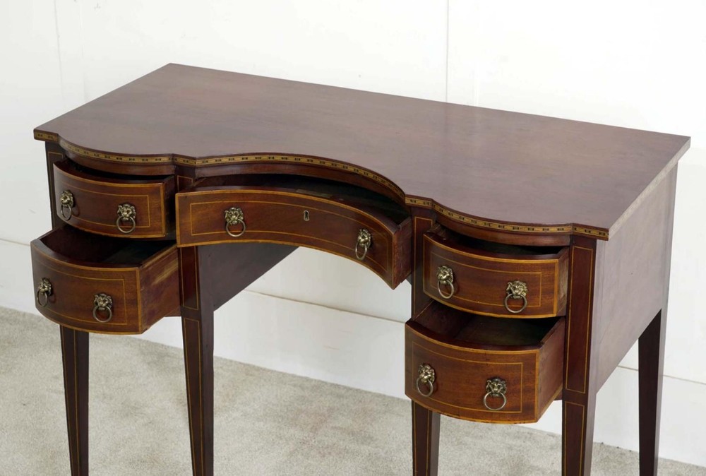 Sheraton Revival Sideboard Mahogany Server 1880