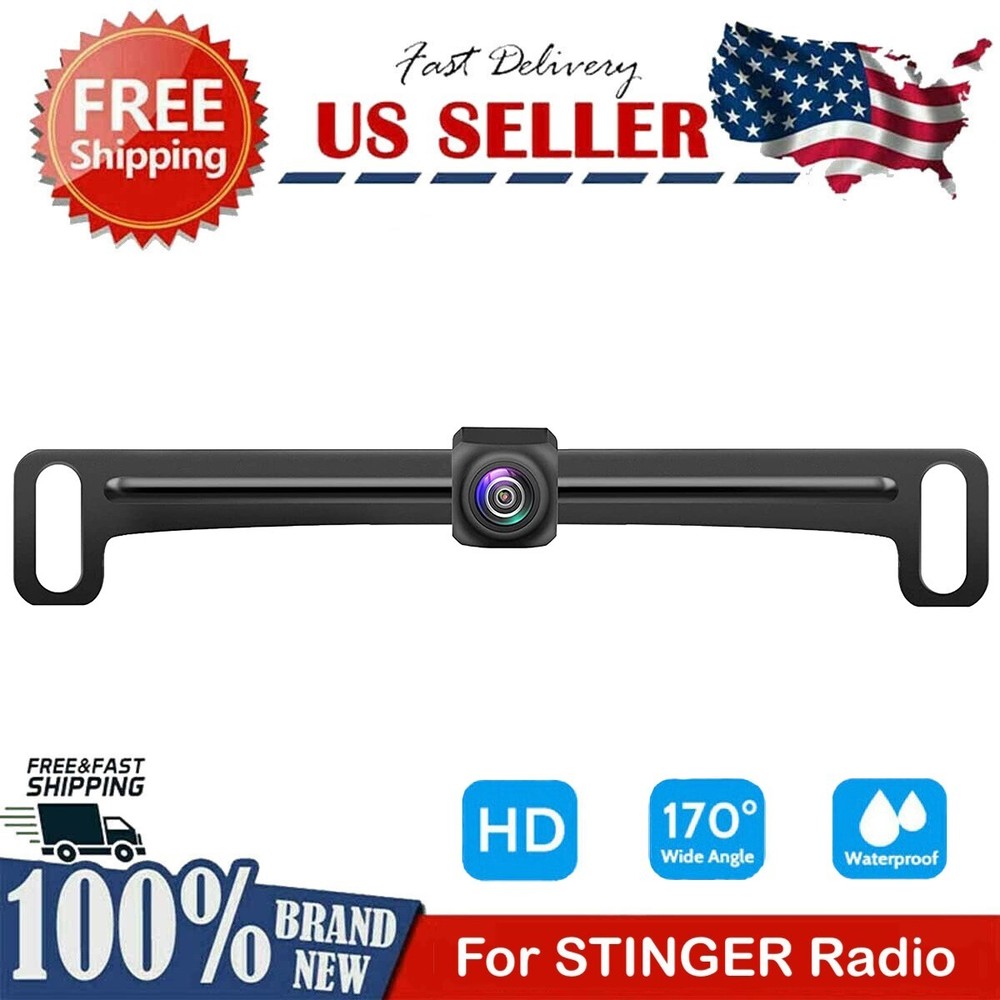 Backup Camera Rearview License Plate for Stinger RB10GM14B