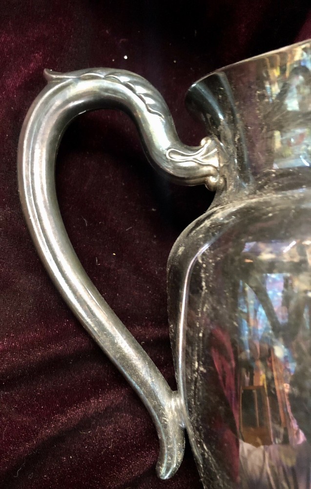 vintage Albritons silver plate pitcher